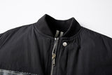 SNAPLOOX MARNOVA RORI URBAN STYLE QUILTED DOUBLE POCKET JACKET IN BLACK - boopdo