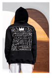 SHOTE SINN HE ON THE EDGE POST MOD ART HOODIE SWEATSHIRT - boopdo