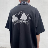 EVIL DOOR GAMBLER BASEBALL COACH SHORT SLEEVED JERSEY T SHIRT - boopdo