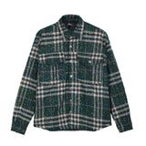 GONZA MANSTA URBAN STYLE PLAID QUILTED OUTDOOR THICK SHIRT - boopdo