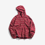 HAWAII CATTE FUSEHO CASUAL HOODED JACKET IN RED - boopdo