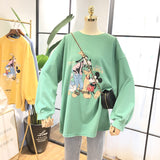 SIMDA LONGLINE SWEATSHIRT WITH DISNEY PRINT - boopdo