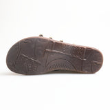 PROVA PERFETTO HUFFO ROMAN OPEN TOE FLAT SOLE LEATHER SANDALS - boopdo