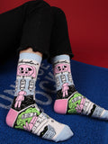 ZWILL UNIQUE SOCKS JAPANESE CARTOON CUTE RICH PIG COTTON SOCK - boopdo