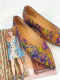 LUXE SEVEN DESIGN POINTED LOAFER IN MULTI - boopdo