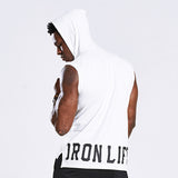 IRON LIFE THE GYM PANTHERS TRAINING HOODED T SHIRTS - boopdo