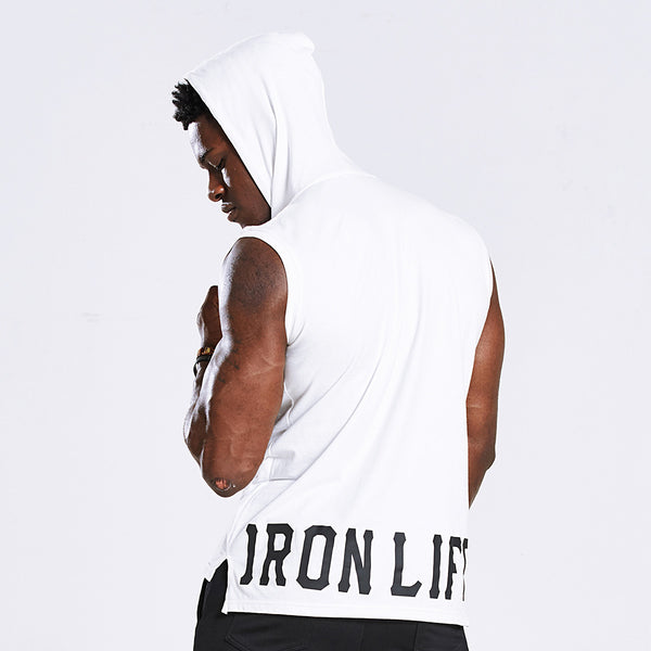 IRON LIFE THE GYM PANTHERS TRAINING HOODED T SHIRTS - boopdo