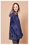ARTKA OVERSIZED HOODIE WITH MULTI COLOR PRINT HOOD - boopdo