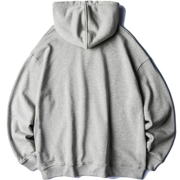 SELFIZA FLAME EYE FACE PRINT PULLOVER HOODIE WITH KANGAROO POCKET - boopdo