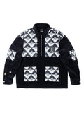 SEDUCE GEAR BASICS JAPANESE RETRO STYLE GEOMETRIC PLAID UNISEX CASUAL JACKETS - boopdo