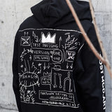 SHOTE SINN HE ON THE EDGE POST MOD ART HOODIE SWEATSHIRT - boopdo