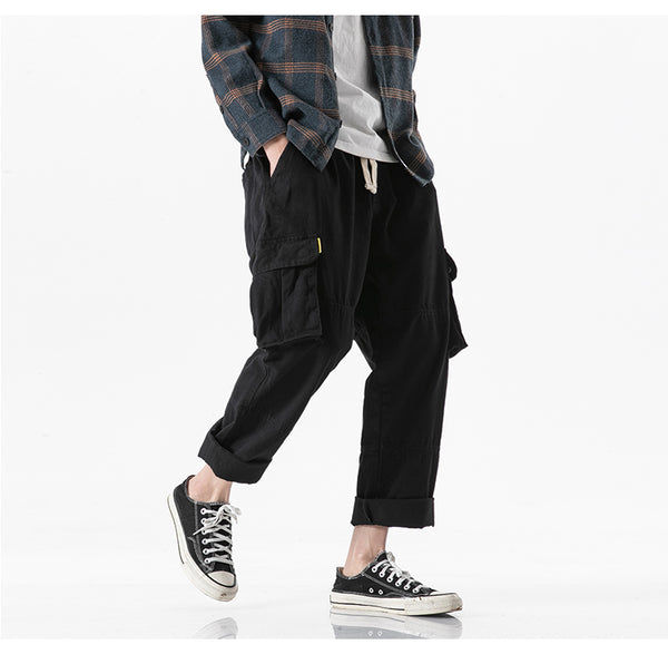 FICO CALIROO JAPANESE STYLE CARGO PANTS - boopdo