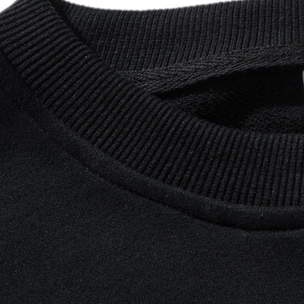 ROYDA MIHDAJ UNIQUE LOGO BOX CREW NECK SWEATSHIRT - boopdo
