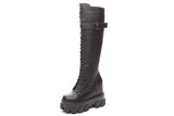 THE BEASTER MARTIN KING CHUNKY PLATFORM STOVEPIPE BOOTS - boopdo