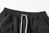 SNAPLOOX  TWO PIECES DROP CROTCH HAREM SHALWAR PANTS IN BLACK - boopdo