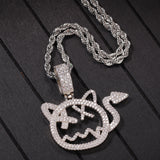 TUG WILLIA CARTOON LITTLE DEVIL CHAIN COPPER NECKLACE - boopdo