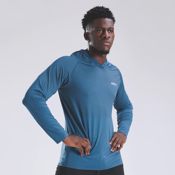 IRON LIFE PERFORMANCE GEAR SPORTSWEAR WORKOUT HOODED T SHIRTS - boopdo