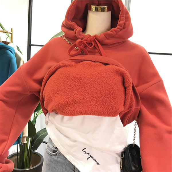 SIMDA MINIMAL DESIGN RELAXED HOODIE - boopdo