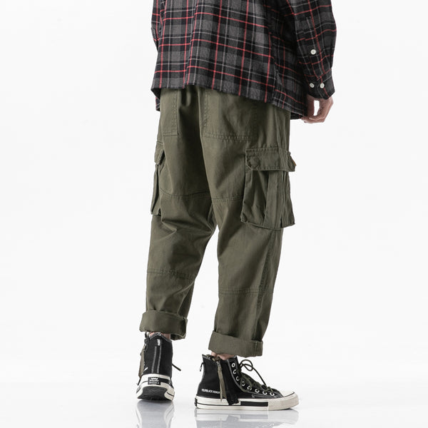 FICO CALIROO JAPANESE STYLE CARGO PANTS - boopdo