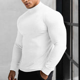 MUSCLE KING RANGERS HIGH NECK TIGHT FITNESS T SHIRT - boopdo