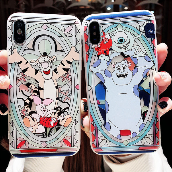 SINGLE EYE PANTHER CARTOON EMBOSSES APPLE IPHONE COVERS - boopdo