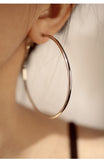 UZL DESIGN GOLD PLATED FINE WIRE HOOP EARRINGS - boopdo