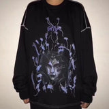 POLEMIA RAPPERS DARK SKULL CREW NECK UNISEX SWEATSHIRTS - boopdo