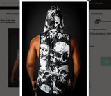 MUSCLE BROTHERS CAMO PRINT FITNESS TANK TOP TEE SHIRTS - boopdo