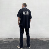 EVIL DOOR GAMBLER BASEBALL COACH SHORT SLEEVED JERSEY T SHIRT - boopdo