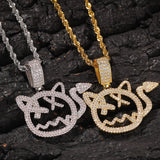 TUG WILLIA CARTOON LITTLE DEVIL CHAIN COPPER NECKLACE - boopdo