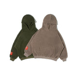 ZAHARA ZADLIE FAUX FUR HOODIE PULLOVER WITH KANGAROO POCKET - boopdo