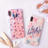 WALLPAPER CARTOON BE LOVELY APPLE IPHONE COVERS WITH RHINESTONE - boopdo