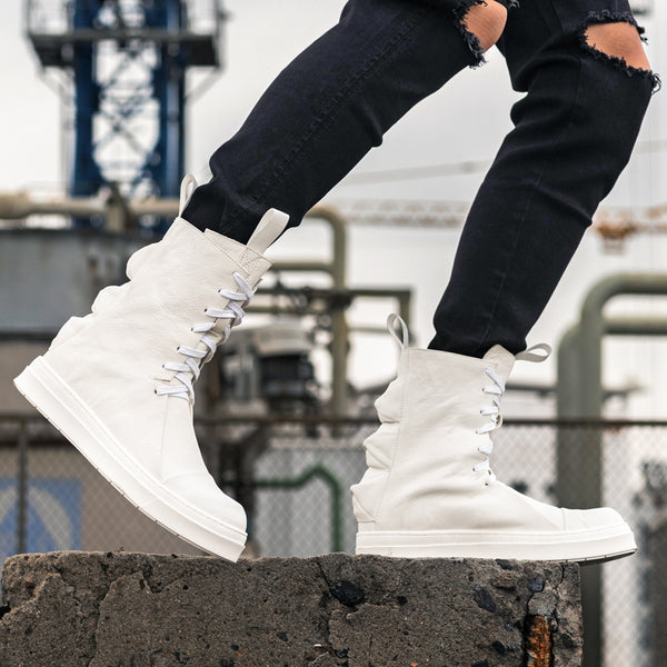 NESERV CHARLES HYPE BEAST HIGH TOP SNEAKER BOOTS - boopdo