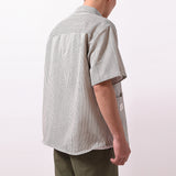 DESIGN BY NIZHES IRSTORY MULTI POCKET STRIPED SHORT SLEEVE SHIRT - boopdo