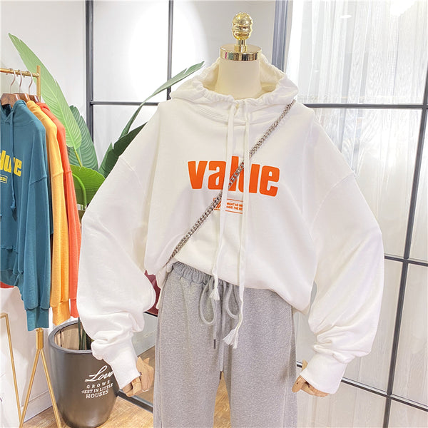 SIMDA VALUE SIDE SPLIT HOODIE WITH ALL OVER PRINT - boopdo