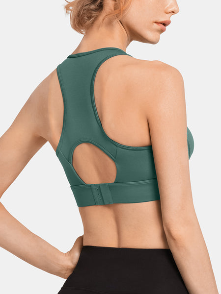 VFU DESIGN LONGLINE BRA TOP AND MESH PANEL LEGGINGS CO ORD - boopdo