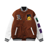 KURDO AZZA OUTDOOR HIP HOP STYLE CASUAL BASEBALL JACKET - boopdo