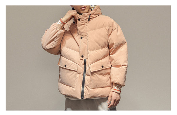 NOIVAS PENDOVA STREET CLOTHING STYLE HOODED JACKET - boopdo