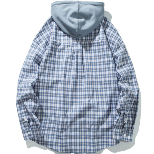 ROYDA MIHDAJ UNIQZOPA SHIRT SLEEVE PULLOVER HOODIE - boopdo