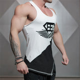 MUSCLE MIRA SPORTSTYLE GRAPHIC TANK TOP BE01 CAMOUFLAGE BLACK WHITE - boopdo