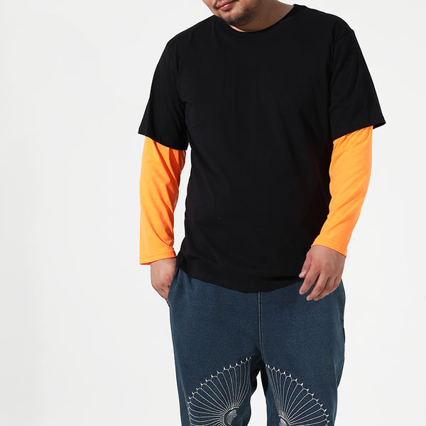 THE ORANGE MAX UNIQKO PLUS SIZE URBAN CLOTHING CREW NECK SWEATSHIRT - boopdo