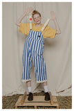 TYAKASHI EASY DUNGAREE IN BLUE STRIPE - boopdo