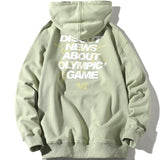 ZOCPO OLYMPIC GAME BLACK KOLE PULLOVER HOODIE - boopdo