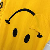 ESSENTIX NICO SMILEY FACE PRINT UNISEX BASIC T SHIRTS - boopdo