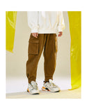 FOSS BOTTERA CORTEZA CORDUROY CASUAL SWEATPANTS - boopdo