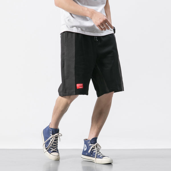 YANSANXIA POTO CUT OFF SWEAT SHORT PANTS - boopdo