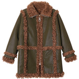 8GIRLS DESIGN FAUX LEATHER COAT WITH TEDDY LINING - boopdo
