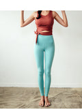 TYAKASHI YOGA LEGGINGS WITH CUT OUT DETAIL - boopdo