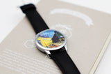 GOGH OIL PAINTING WORLD GLOBE VINTAGE DESIGN WATCH - boopdo