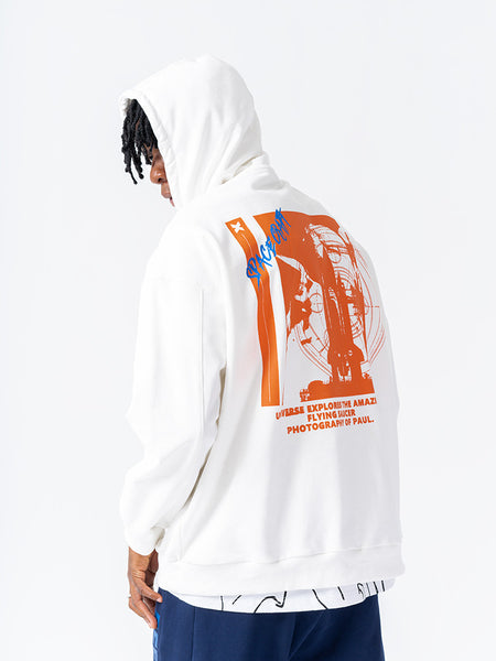 THRIFTOR ZOPKA CREATIVE PRINT HOODIE SWEATSHIRT - boopdo